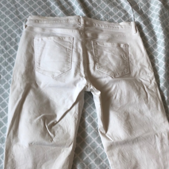 Skinny white jean capris - Picture 3 of 4